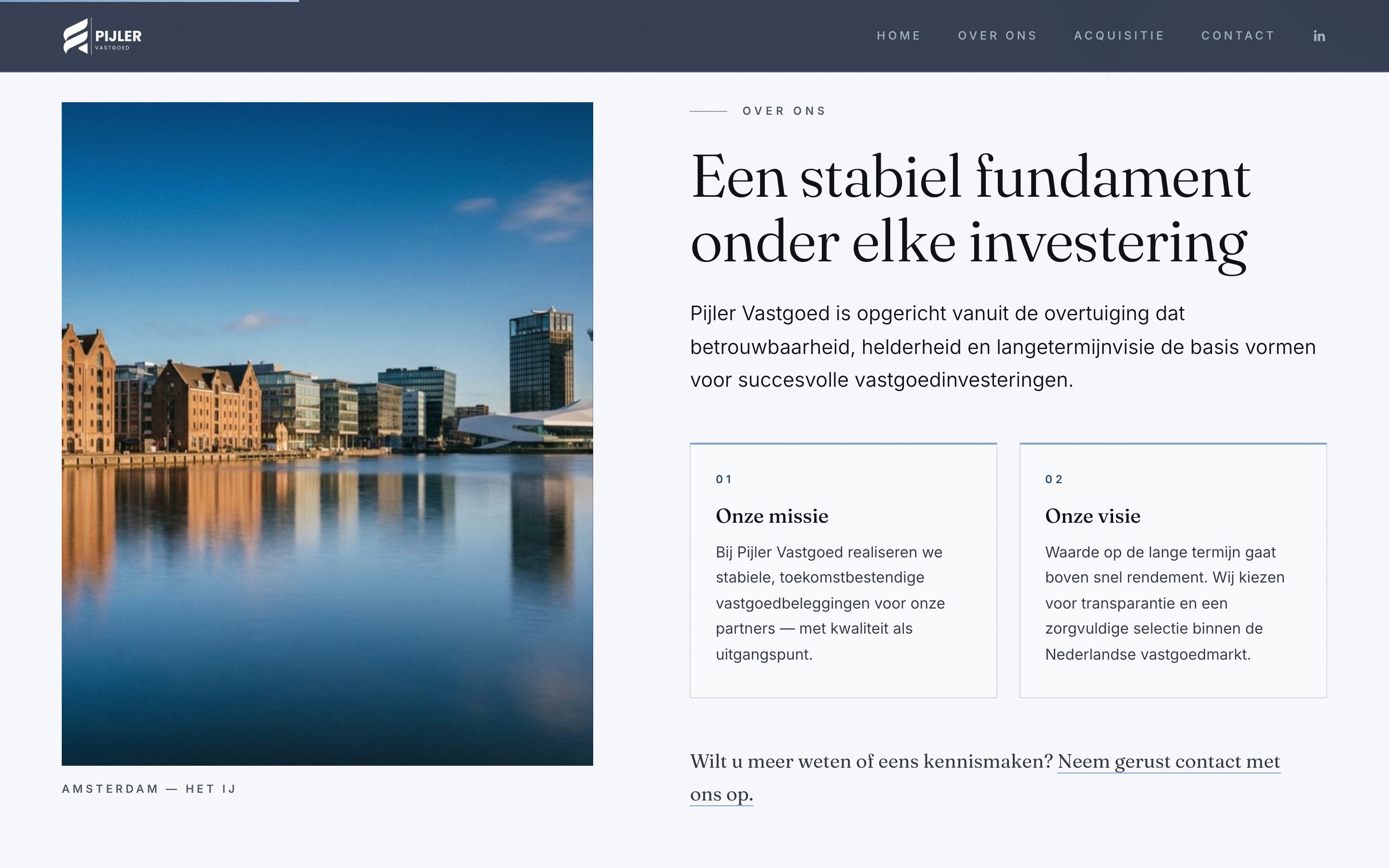 Licht, rust en fundament